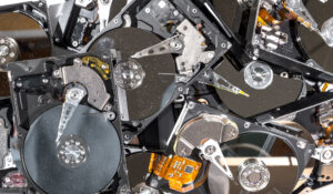 Hard drives for e-waste recycling